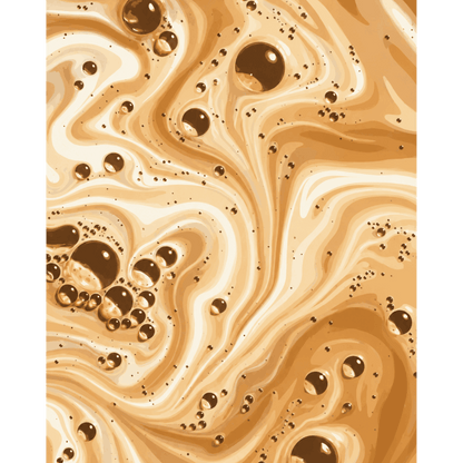 Mocha Vibes | Paint by Number- Paint by Numbers