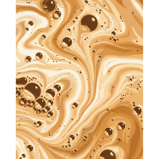 Mocha Vibes | Paint by Number- Paint by Numbers