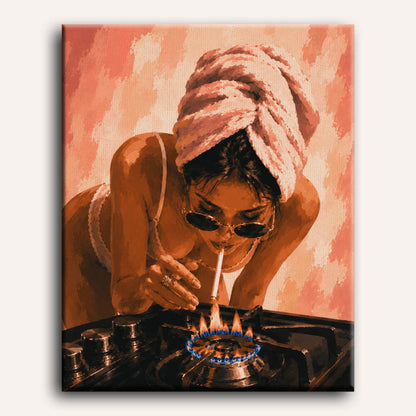 Too Hot to Handle | Paint by Number