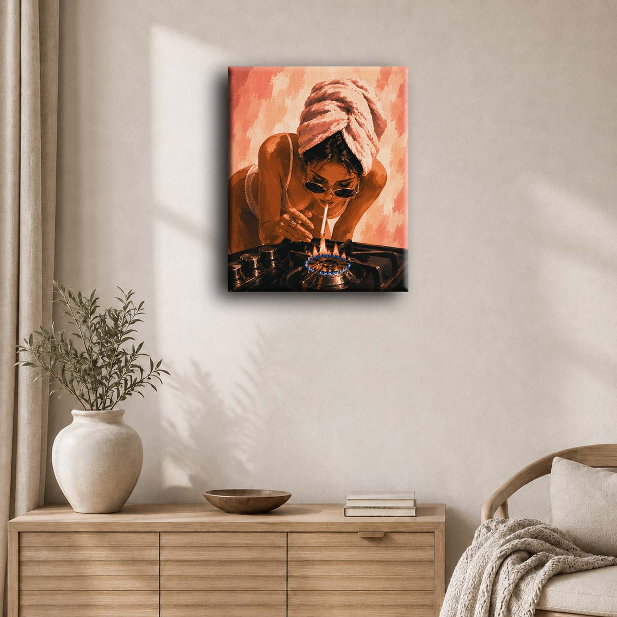 Too Hot to Handle | Paint by Number