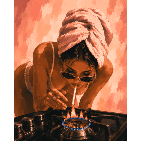 Too Hot to Handle | Paint by Number- Paint by Numbers