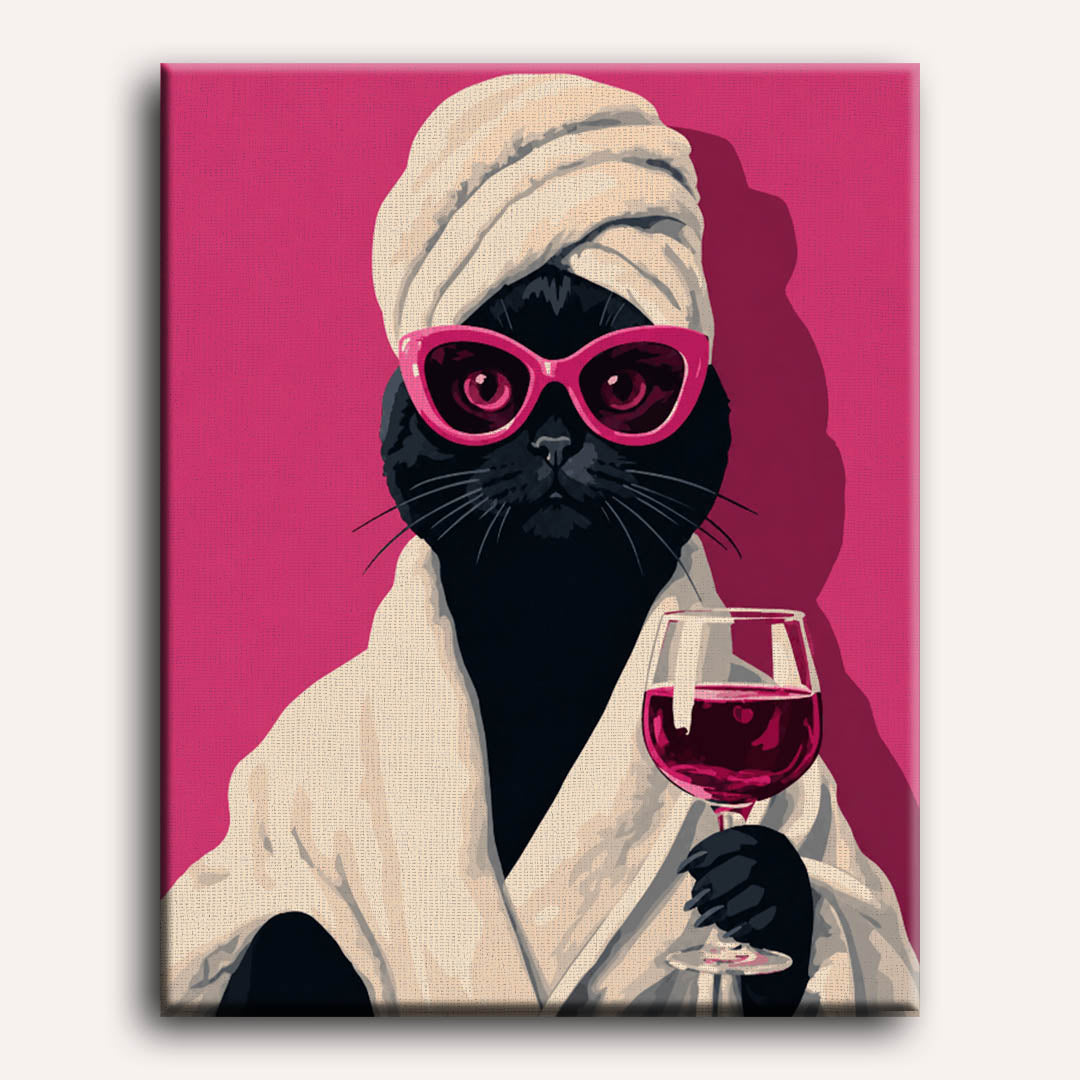 Pink Mood | Paint by Number
