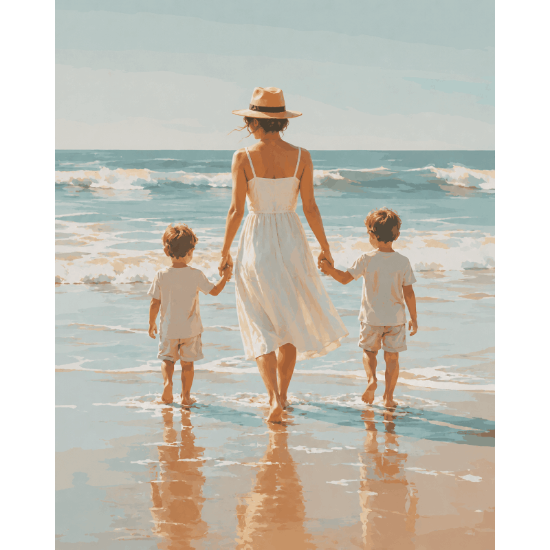 Two Sons | Paint by Number- Paint by Numbers