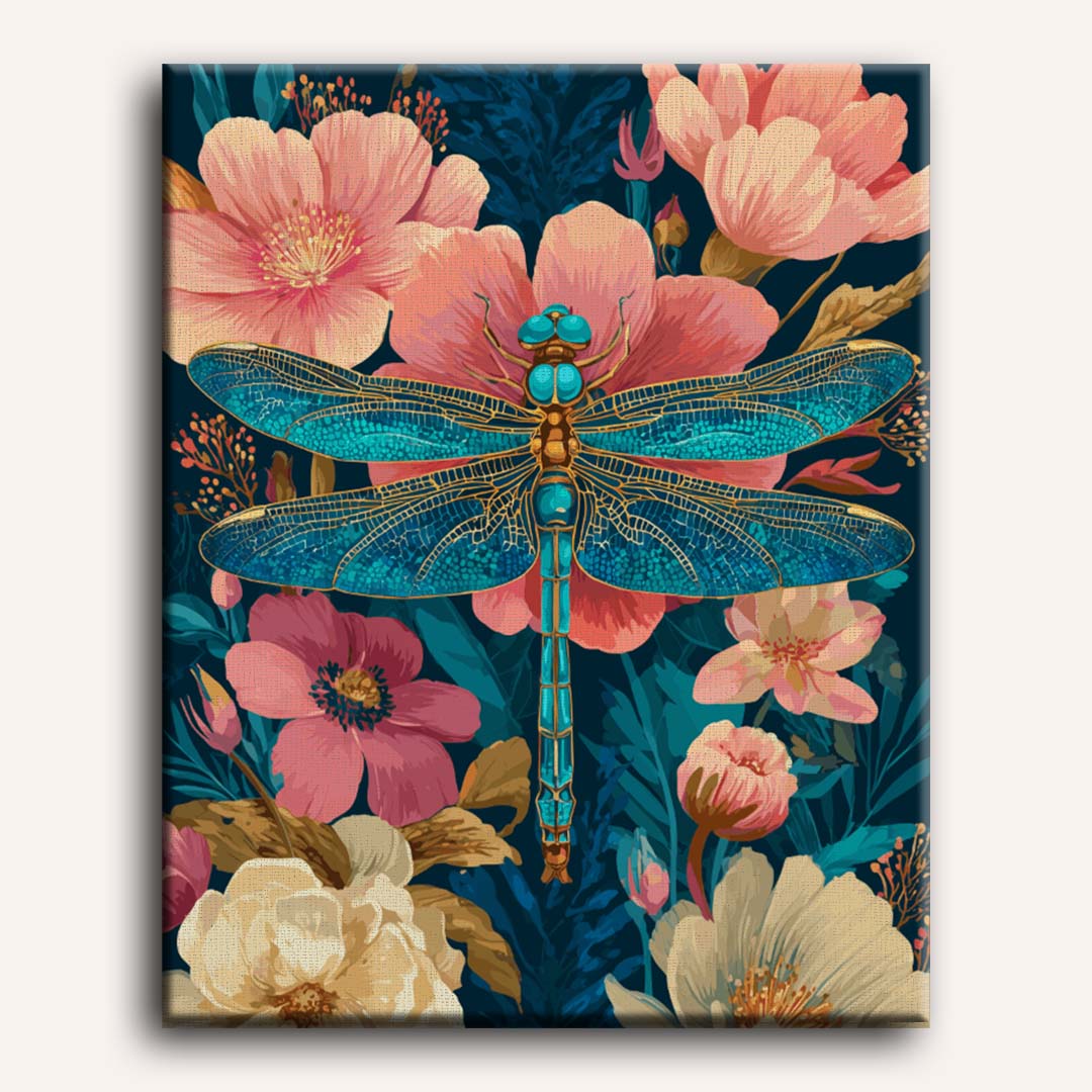Precious Dragonfly | Paint by Number