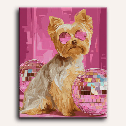 Studio 54 Pup | Paint by Number