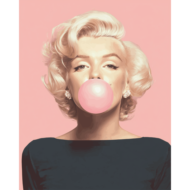 Marilyn Monroe | Paint by Number- Paint by Numbers