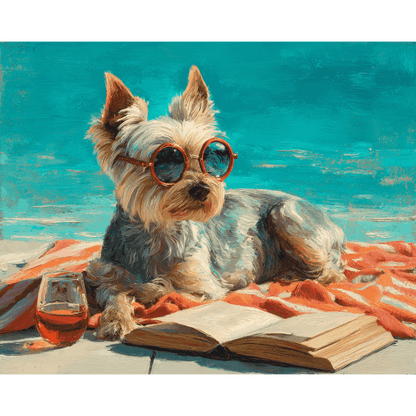 Too Cool to Fetch | Paint by Number- Paint by Numbers