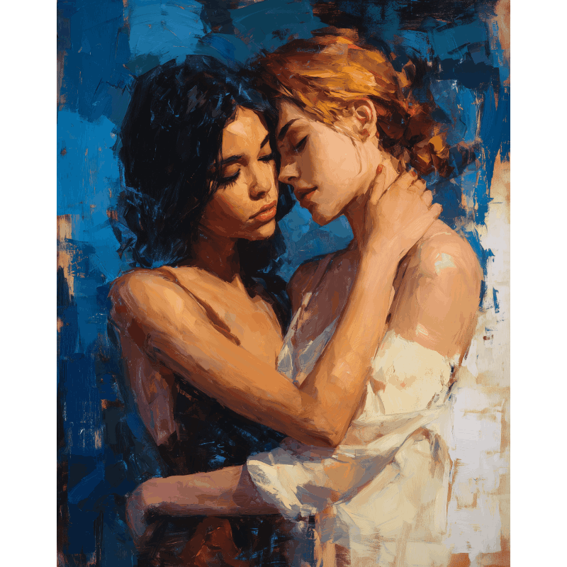 Forbidden Love | Paint by Number - Paint by numbers