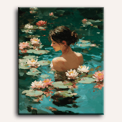 Lake Bathing | Paint by Number