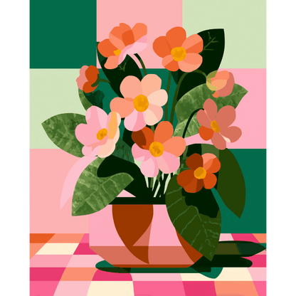 Chess Flower | Paint by Number- Paint by Numbers