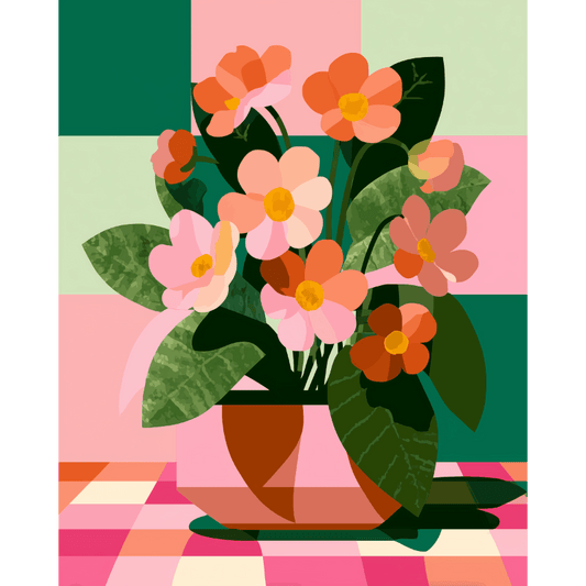 Chess Flower | Paint by Number- Paint by Numbers