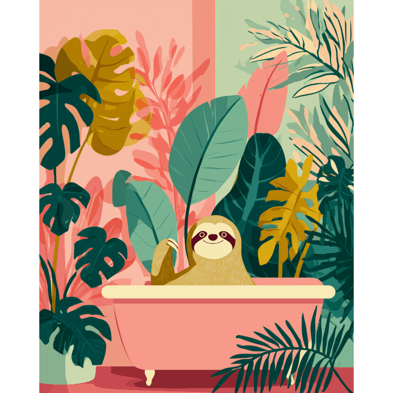 Botanical Bliss | Paint by Number- Paint by Numbers