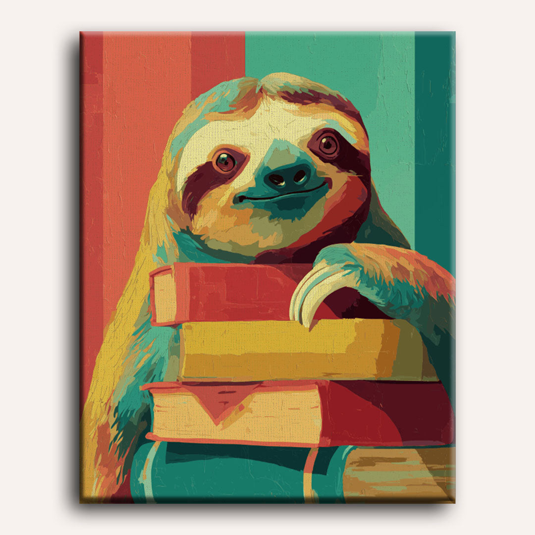 Charming Sloth | Paint by Number