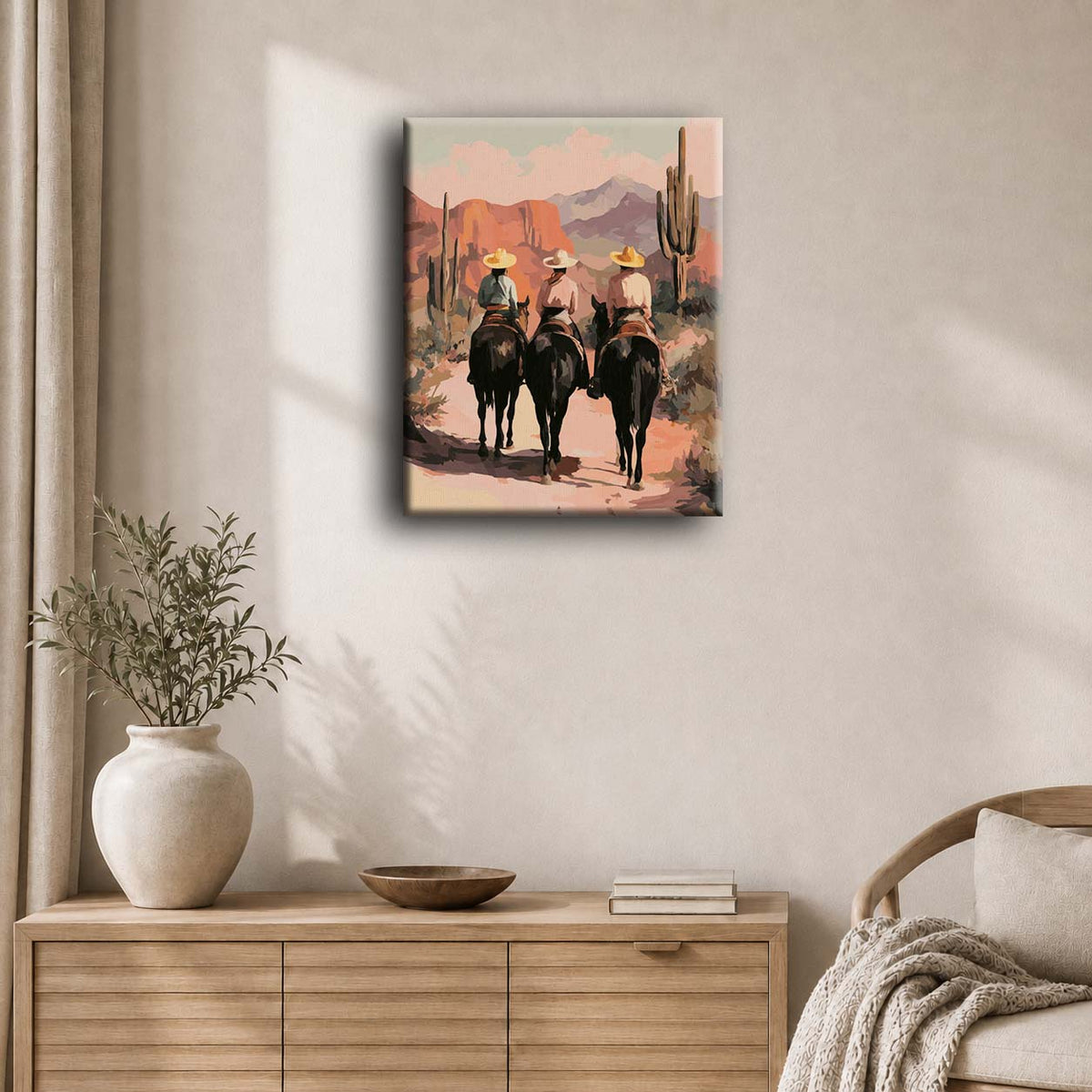 Cavaliers du canyon | Peinture à numéros