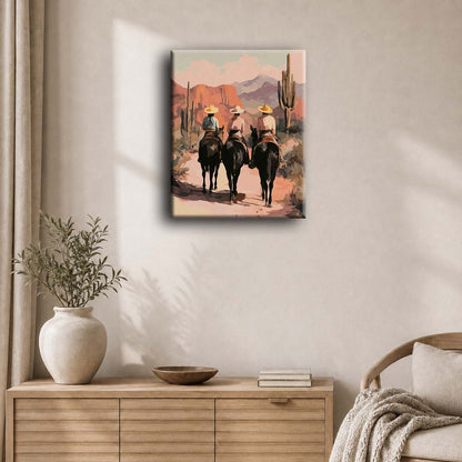 Cavaliers du canyon | Peinture à numéros