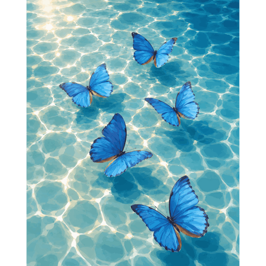 Butterfly Oasis | Paint by Number- Paint by Numbers