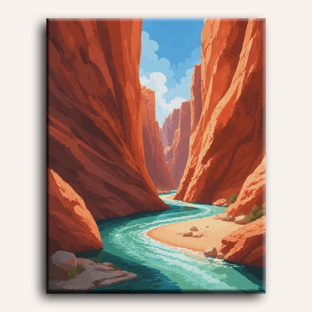 Canyon River | Paint by Number