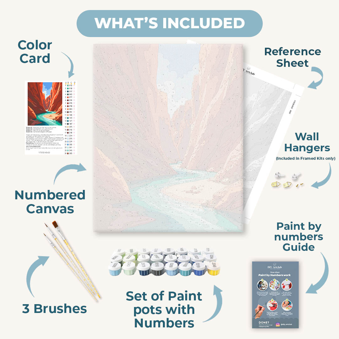 Canyon River | Paint by Number