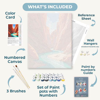 Canyon River | Paint by Number
