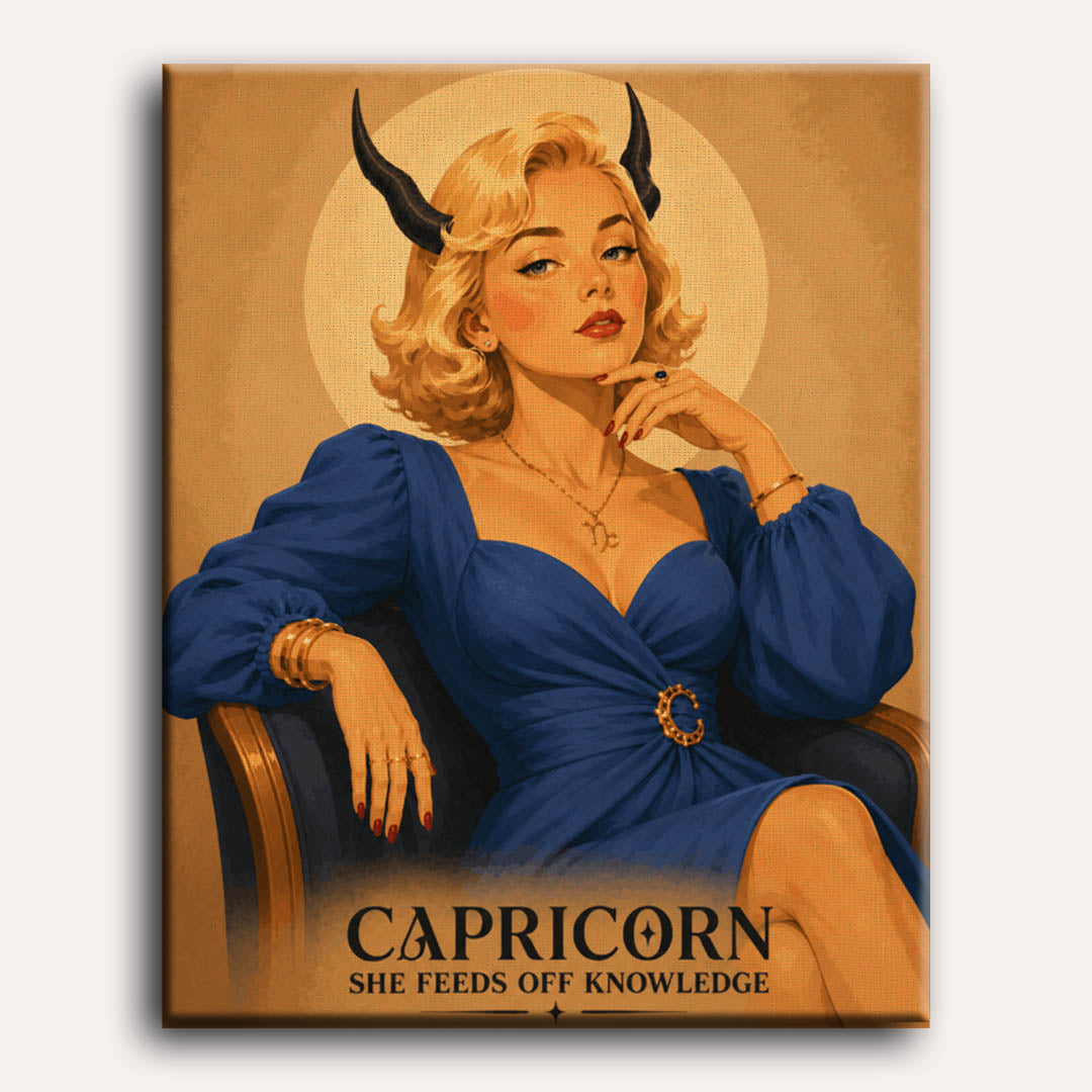 Capricorn Lady | Paint by Number