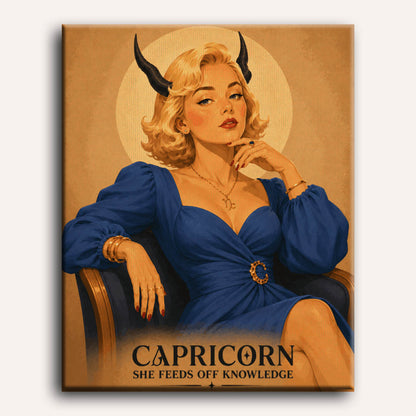 Capricorn Lady | Paint by Number