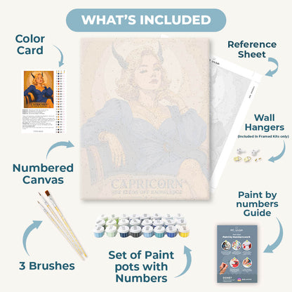 Capricorn Lady | Paint by Number