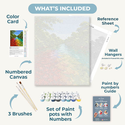 Five-Color River | Paint by Number