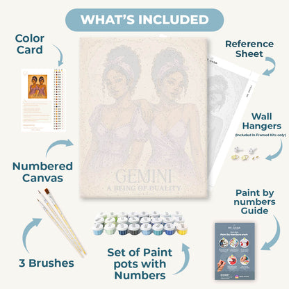 Gemini Ladies | Paint by Number