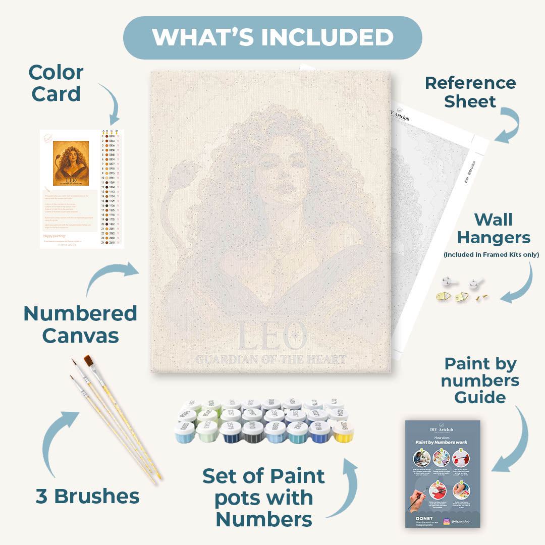 Leo Lady | Paint by Number