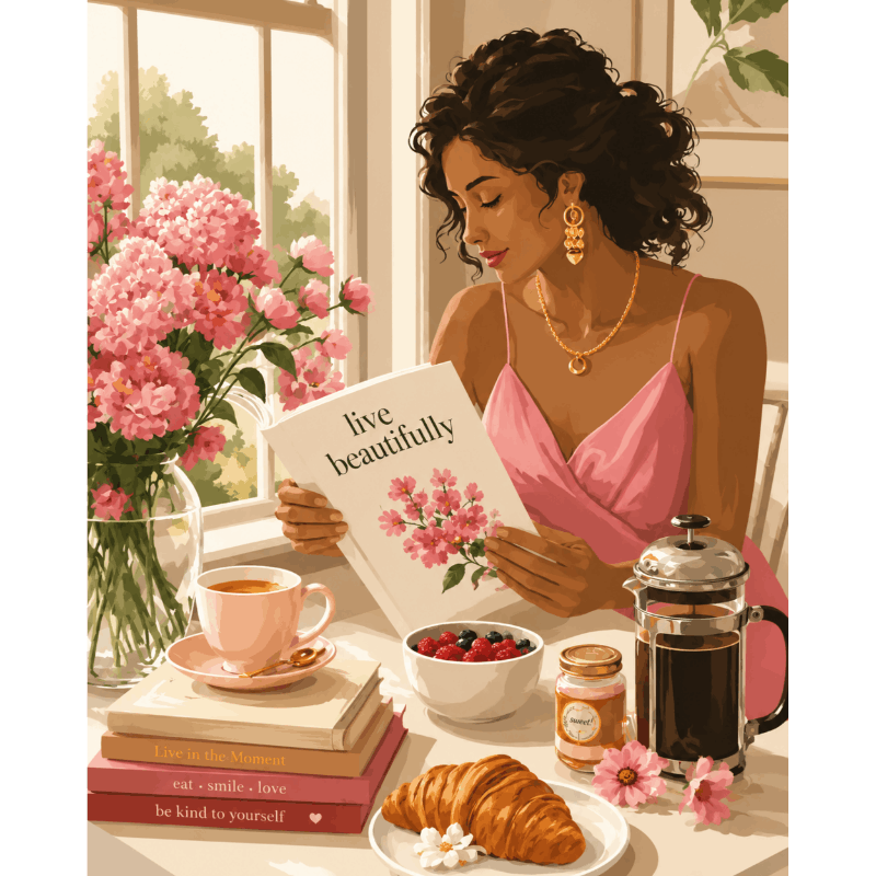 Live Beautifully | Paint by Number- Paint by Numbers
