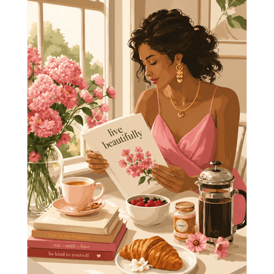 Live Beautifully | Paint by Number- Paint by Numbers