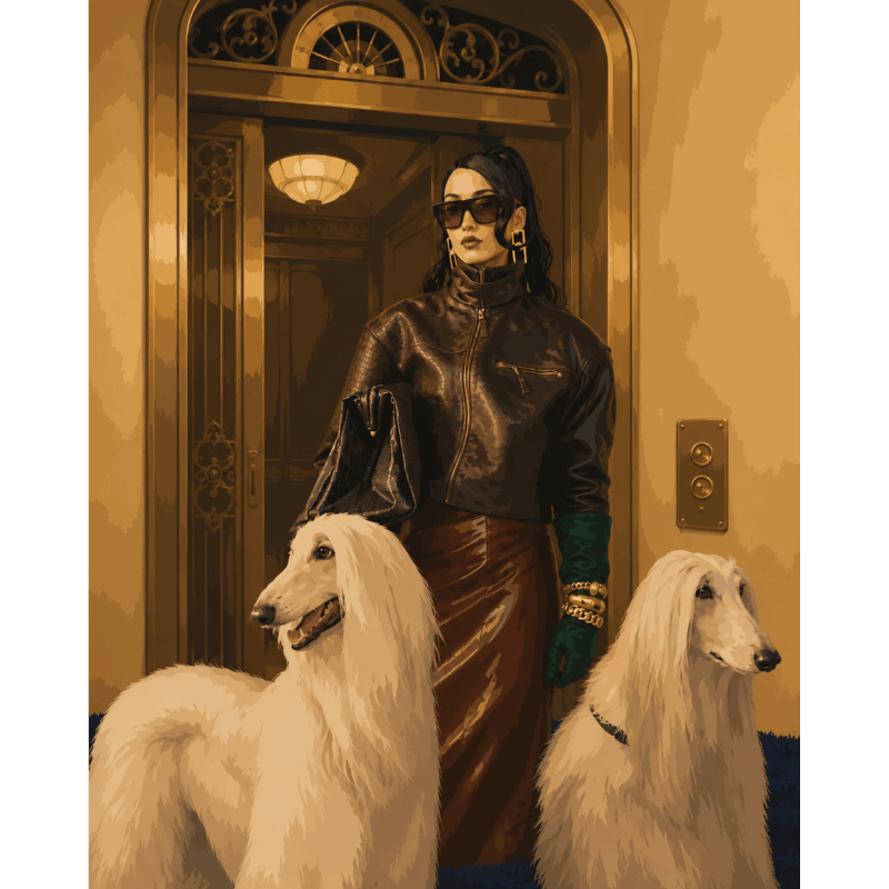 Luxe & Hounds | Paint by Number- Paint by Numbers