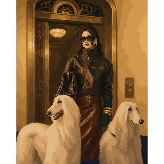 Luxe & Hounds | Paint by Number- Paint by Numbers
