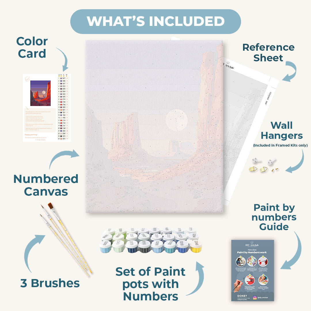 Monument Valley | Paint by Number