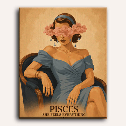 Pisces Lady | Paint by Number