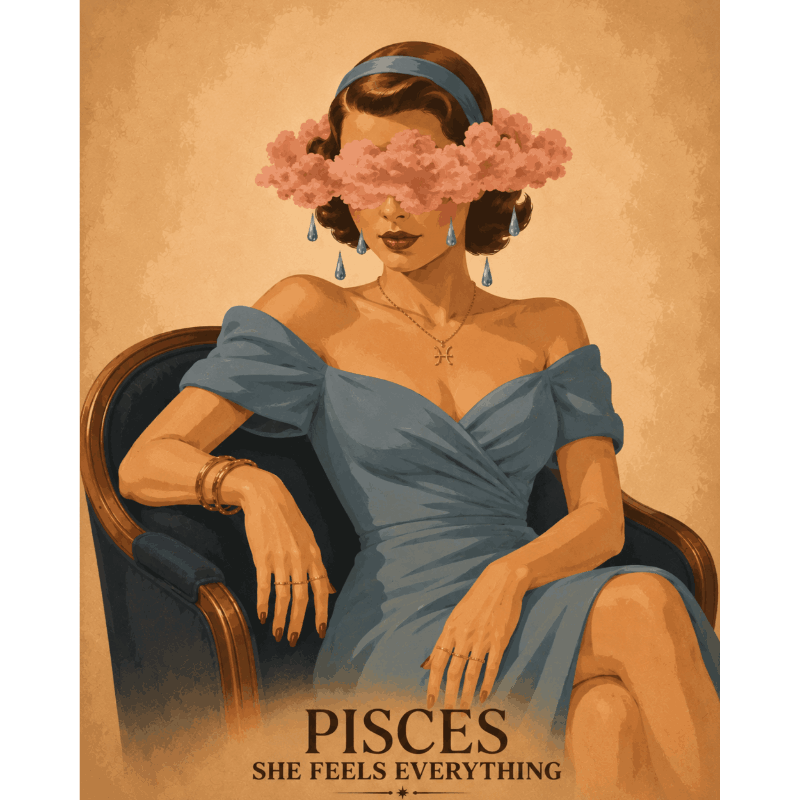 Pisces Lady | Paint by Number- Paint by Numbers