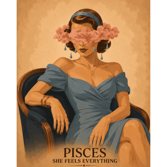 Pisces Lady | Paint by Number- Paint by Numbers