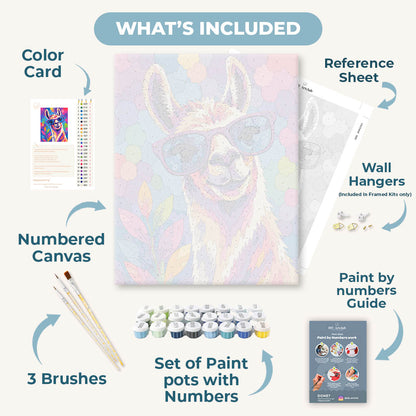 Funny Llama | Paint by Number