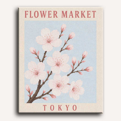 Tokyo Flowers | Paint by Number