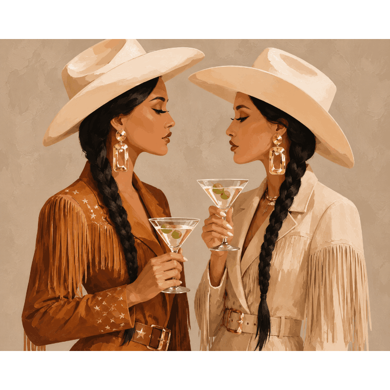 Desert Martini | Paint by Number- Paint by Numbers