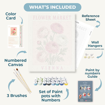 Vienna Flowers | Paint by Number