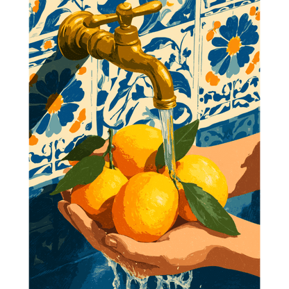 Frais et Lumineux | Peinture à numéros