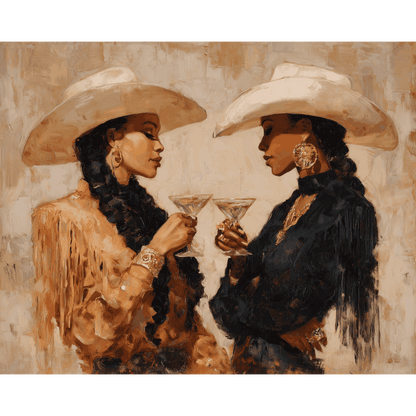Élégance Ouest | Peinture à numéros- Peinture à numéros