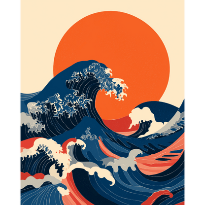 Sunwave | Paint by Number- Paint by Numbers