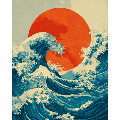 Ocean Symphony | Paint by Number- Paint by Numbers