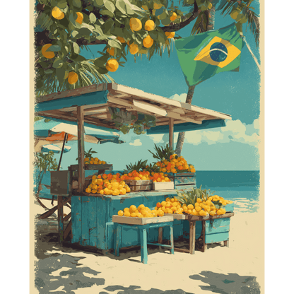 The Taste of Sunshine | Paint by Number- Paint by Numbers