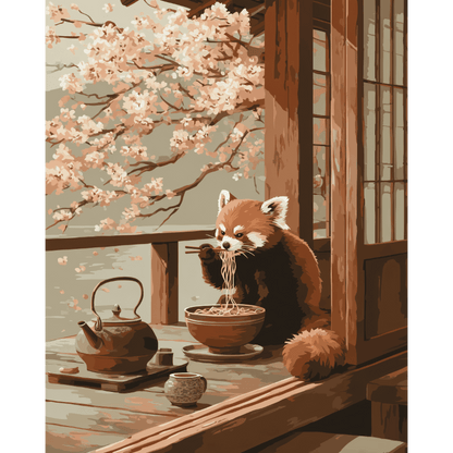 Springtime Ramen | Paint by Number- Paint by Numbers