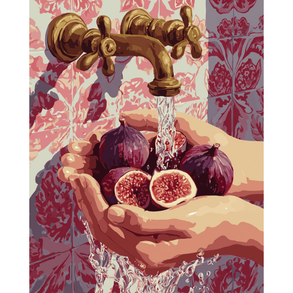 Summer in Purple | Paint by Number – Diy Art Club