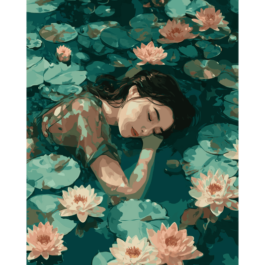 Lotus Dream | Pintar por números- Pintar por números