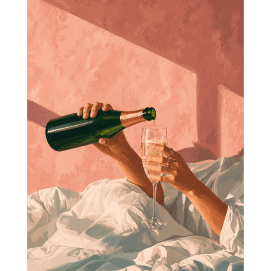 Bubbles in Bed | Paint by Number- Paint by Numbers